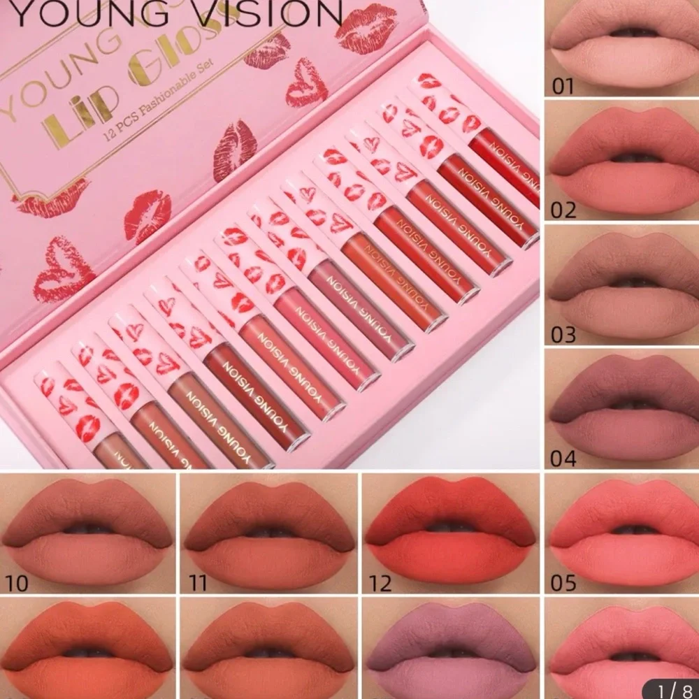 Beauty Concepts.Lipstick Valentines Set NIB